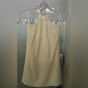Lulu's Cream Mini Dress